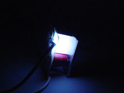 First test in dark...