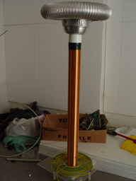 It's whole Tesla Coil...